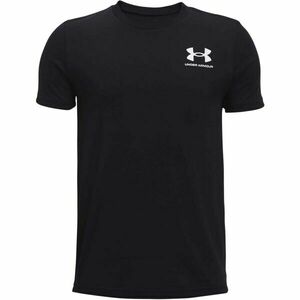 Under Armour SPORTSTYLE LEFT CHEST SS Tricou pentru băieți, negru, mărime imagine