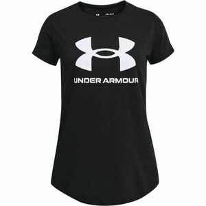 Under Armour LIVE SPORTSTYLE GRAPHIC SS Tricou fete, negru, mărime imagine