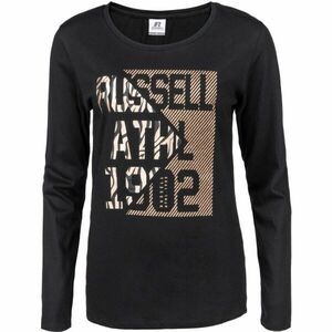 Russell Athletic L/S CREWNECK TEE SHIRT Tricou damă, negru, mărime imagine