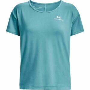 Under Armour RUSH ENERGY SS Tricou fitness femei, turcoaz, mărime imagine