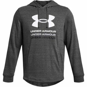 Under Armour RIVAL Hanorac cu glugă pentru bărbați, gri închis, mărime imagine