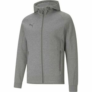 Puma TEAMCUP CASUALS HOODED JACKET Hanorac de trening bărbați, gri, mărime imagine