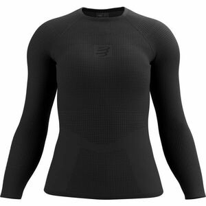 Compressport ON/OFF BASE LAYER LS TOP W Tricou termo damă, negru, mărime imagine