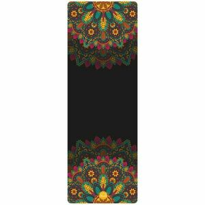 YOGGYS TRAVEL YOGA MAT 1 MM VINTAGE MANDALA Saltea de voiaj pentru yoga, negru, mărime imagine