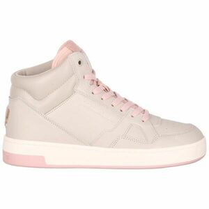 Calvin Klein BASKET CUPSOLE MID LTH-PU Teniși pe gleznă pentru femei, roz, mărime imagine