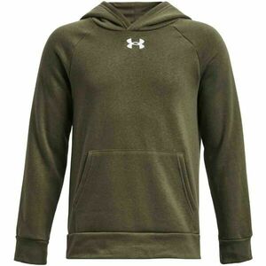 Under Armour RIVAL FLEECE HOODIE Hanorac copii, kaki, mărime imagine