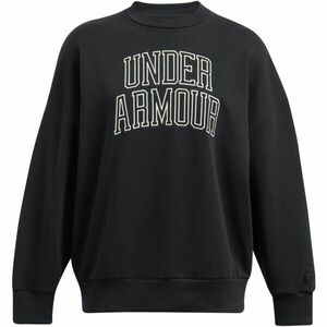 Under Armour ICON TERRY CREW Hanorac de damă, negru, mărime imagine