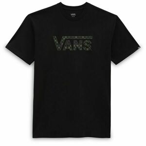 Vans CHECKERED Tricou bărbați, negru, mărime imagine