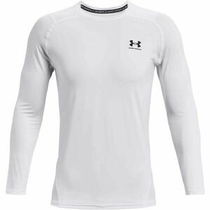 Under Armour HG ARMOUR FITTED LS Tricou cu mâneci lungi bărbați, alb, mărime imagine