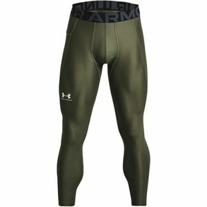 Under Armour HG ARMOUR LEGGINGS Colanți bărbați, kaki, mărime imagine