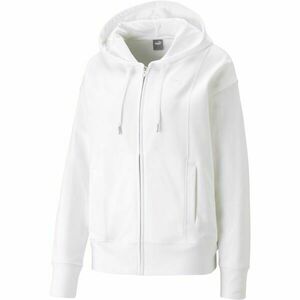 Puma HER FULL ZIP HOODIE Hanorac de damă, alb, mărime imagine