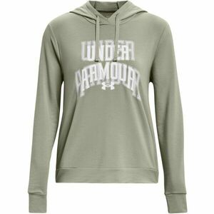 Under Armour RIVAL TERRY GRAPHIC Hanorac damă, verde deschis, mărime imagine