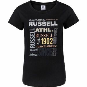 Russell Athletic RUSSELL MIX S/S TEE Tricou de damă, negru, mărime imagine