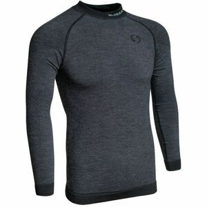 Blizzard MENS LONG SLEEVE WOOL Tricou funcțional din lână merinos pentru bărbați, gri închis, mărime imagine