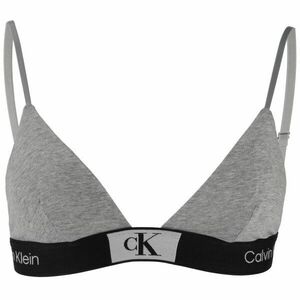 Calvin Klein ´96 COTTON-UNLINED TRIANGLE Sutien damă, gri, mărime imagine