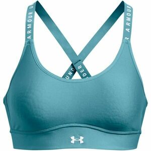 Under Armour INFINITY MID COVERED Sutien sport damă, turcoaz, mărime imagine