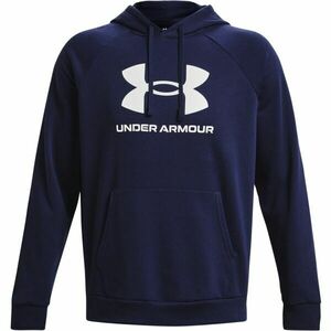 Under Armour RIVAL FLEECE LOGO HD Hanorac de bărbați, albastru închis, mărime imagine