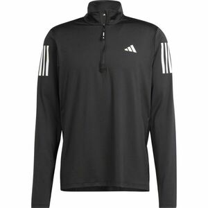 adidas OWN THE RUN HALF-ZIP Tricou de alergare pentru bărbați, negru, mărime imagine