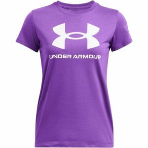 Under Armour LIVE SPORTSTYLE GRAPHIC SS Tricou damă, mov, mărime imagine