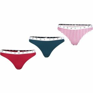 Tommy Hilfiger COTTON 3 PACK-3P THONG PRINT Chilot tanga femei, roșu, mărime imagine