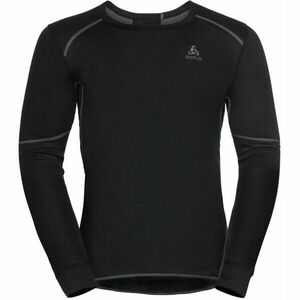 Odlo M BL TOP CREW NECK L/S ACTIVE X-WARM ECO Tricou funcțional bărbați, negru, mărime imagine