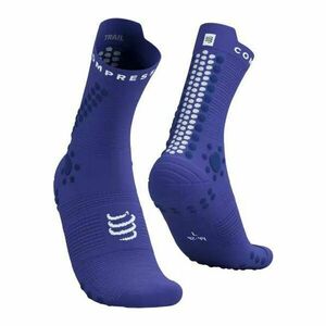 Compressport PRO RACING SOCKS v4.0 TRAIL Șosete de alergare, albastru, mărime imagine