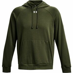 Under Armour RIVAL FLEECE HOODIE Hanorac pentru bărbați, kaki, mărime imagine