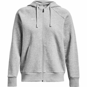 Under Armour RIVAL FLEECE FZ HOODIE Hanorac pentru femei, gri, mărime imagine