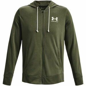 Under Armour RIVAL TERRY LC FZ Hanorac pentru bărbați, kaki, mărime imagine