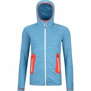 ORTOVOX FLEECE LIGHT HOODY W Hanorac femei, albastru deschis, mărime imagine