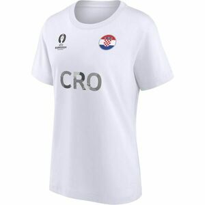 FANATICS UEFA EURO 2024 CROATIA NATION FLAG Tricou pentru femei, alb, mărime imagine