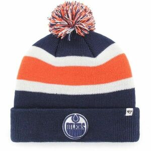 47 NHL EDMONTON OILERS BREAKAWAY CUFF KNIT Căciulă de iarnă, albastru închis, mărime imagine