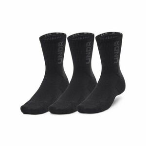 Under Armour 3-MAKER MID-CREW 3PK Șosete unisex, negru, mărime imagine