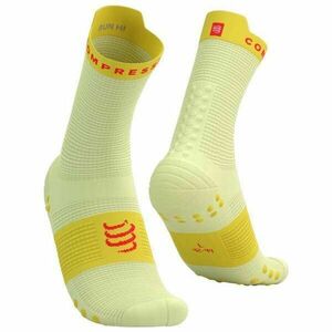 Compressport PRO RACING SOCK v4.0 RUN HIGH Șosete de alergare, galben, mărime imagine