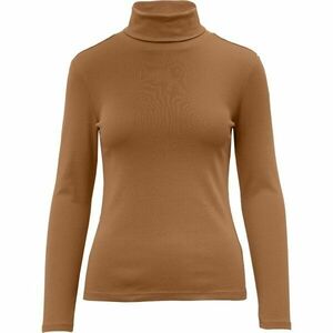 s.Oliver RL T-SHIRT LONG SLEEVE POLO NECK NOOS Tricou cu mânecă lungă, maro, mărime imagine