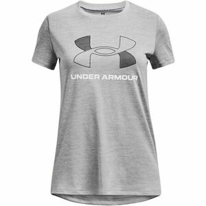 Under Armour TWIST Tricou pentru fete, gri, mărime imagine