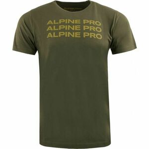 ALPINE PRO CUBAR Tricou bărbați, kaki, mărime imagine