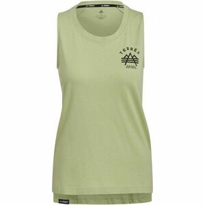 adidas TERREX TANK TOP Maiou outdoor pentru femei, verde deschis, mărime imagine