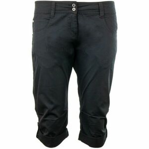 ALPINE PRO KAIURI Pantaloni 3/4 pentru femei, negru, mărime imagine