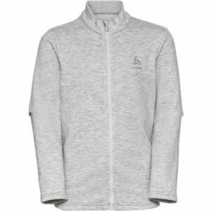 Odlo MID LAYER FULL ZIP BERRA KIDS Hanorac copii, gri, mărime imagine