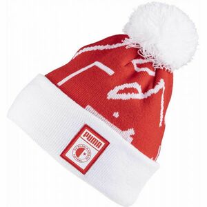 Puma SLAVIA PRAGUE POMPOM BEANIE Căciulă, roșu, mărime imagine