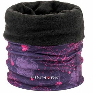 Finmark FULAR MULTIFUNCȚIONAL Fular multifuncțional din fleece, mov, mărime imagine