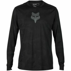 Fox RANGER TRU DRI LS Tricou ciclism bărbați, negru, mărime imagine