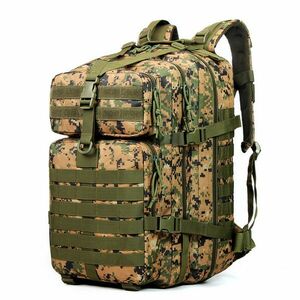 DRAGOWA Tactical 3P rucsac tactic, Woodland digital imagine