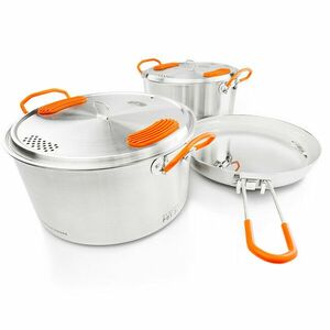 GSI Outdoors Glacier Camping Cookware Set 2+3 l imagine