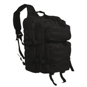 Mil-tec Assault Rucsac mare cu o bretea, negru 29l imagine