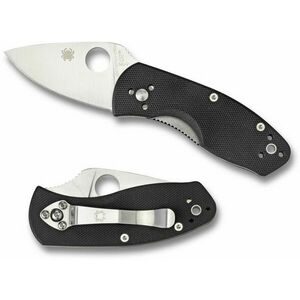 Spyderco Ambitious cel mai mic briceag de buzunar 5, 7 cm, negru, G10 imagine