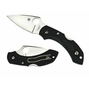 Spyderco Dragonfly 2 Cuțit de buzunar Spyderco Dragonfly 2 Lightweight Black Plain 5, 7 cm, negru, FRN imagine