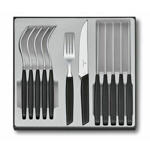 Set tacâmuri Victorinox - cuțit de friptură și furculiță Swiss Modern, 12 bucăți imagine