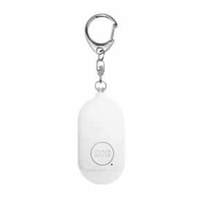 W&G SHIELD SOS alarmă personală impermeabilă cu lumină LED și buton de declanșare, alb imagine